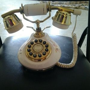Retro Vintage Style Push Button Antique Telephone